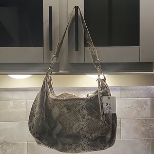 Hobo snake print purse